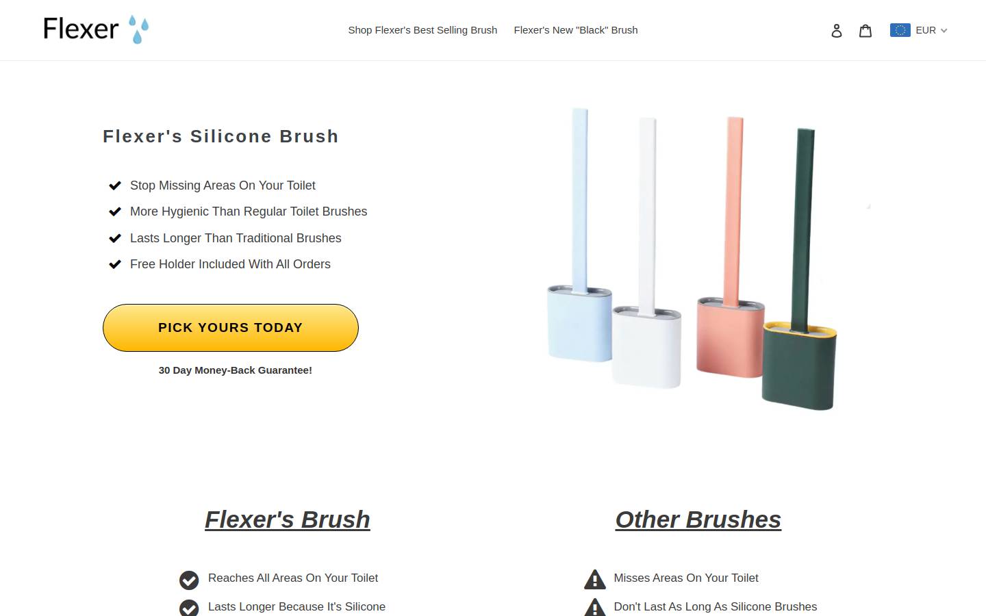 shopflexer.com homepage screenshot