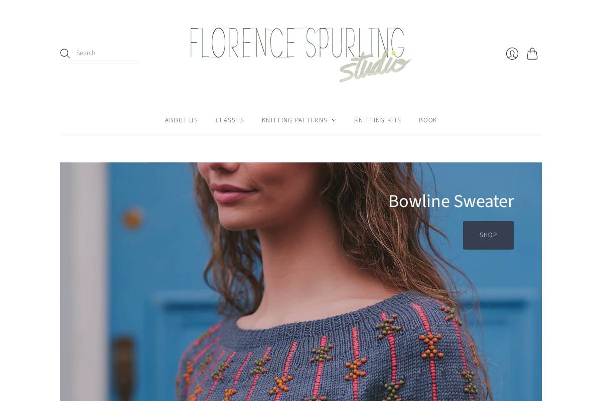 shopflorencespurling.com homepage screenshot