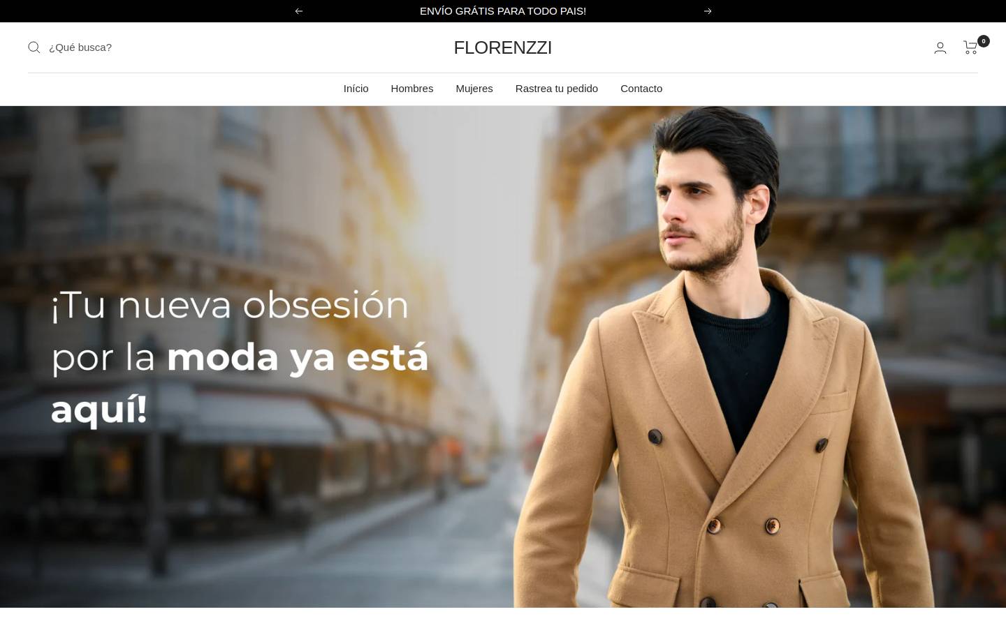 shopflorenzzi.com homepage screenshot