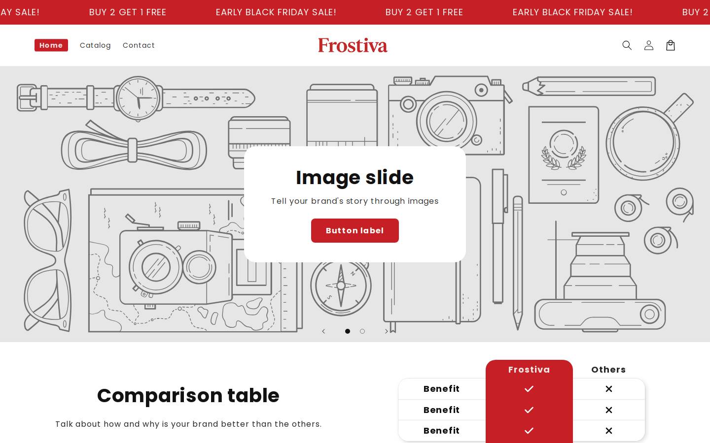 shopfrostiva.com homepage screenshot