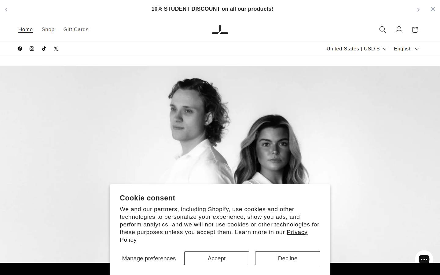 shopfulminant.com homepage screenshot