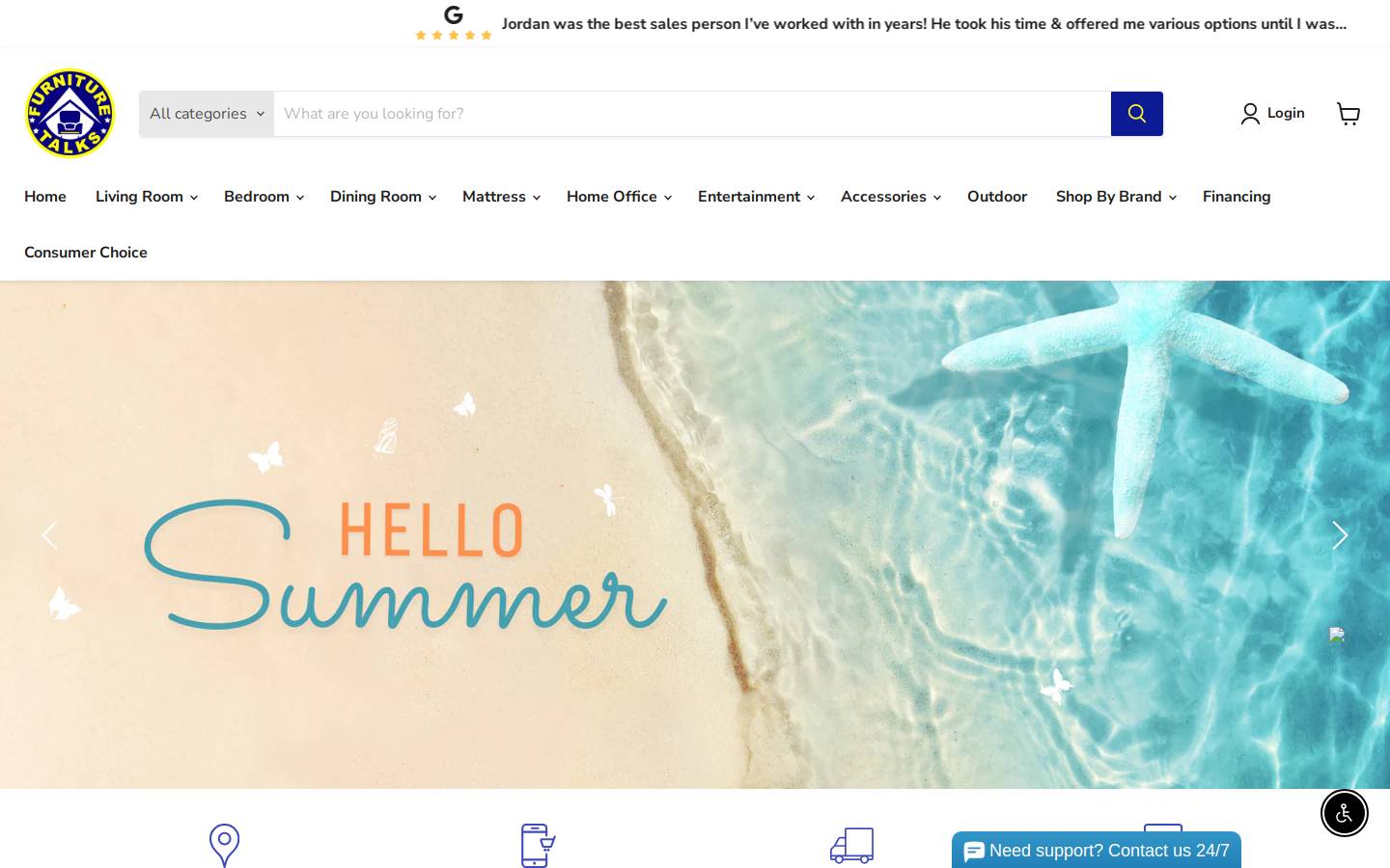 shopfurnituretalks.com homepage screenshot