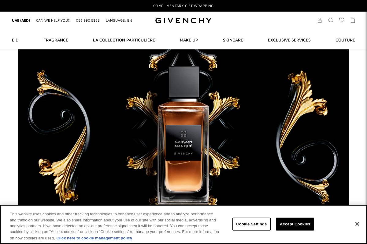 shopgivenchybeauty.ae homepage screenshot
