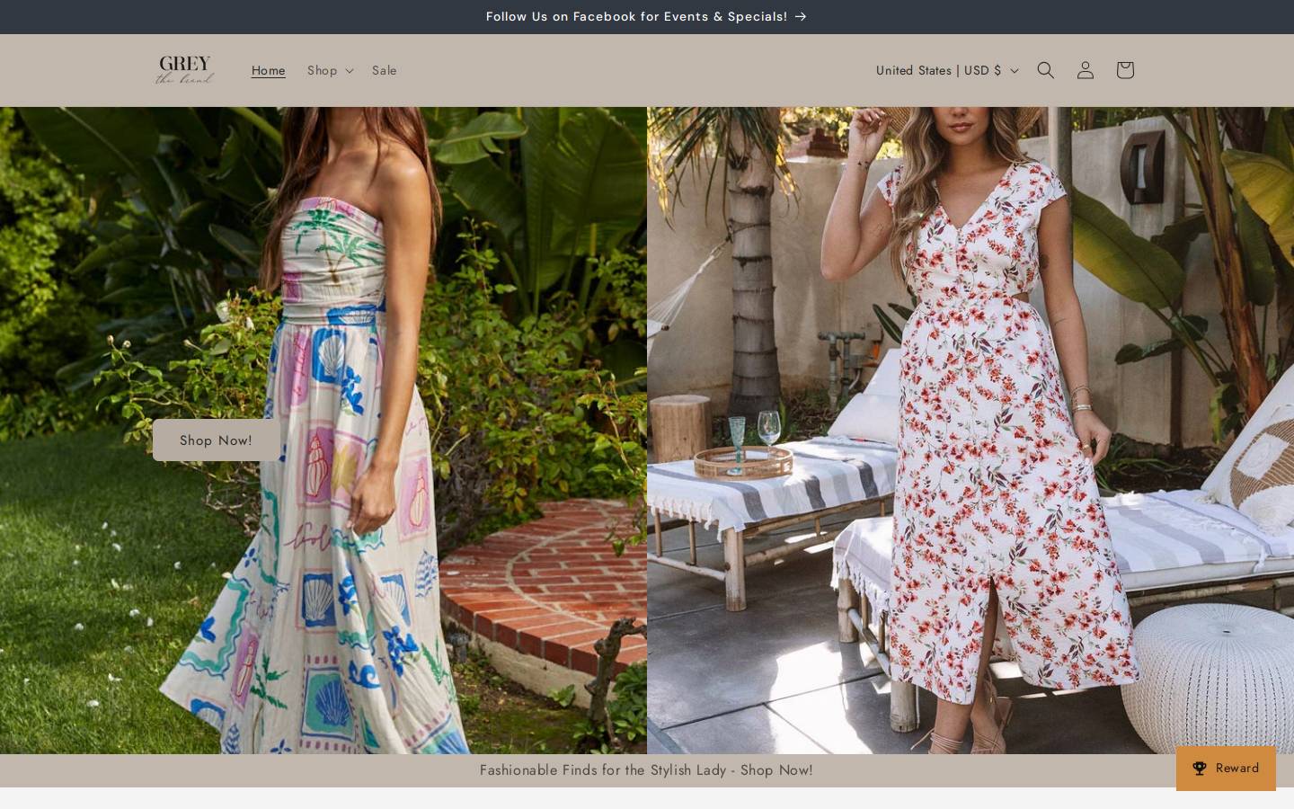 shopgreyco.com homepage screenshot