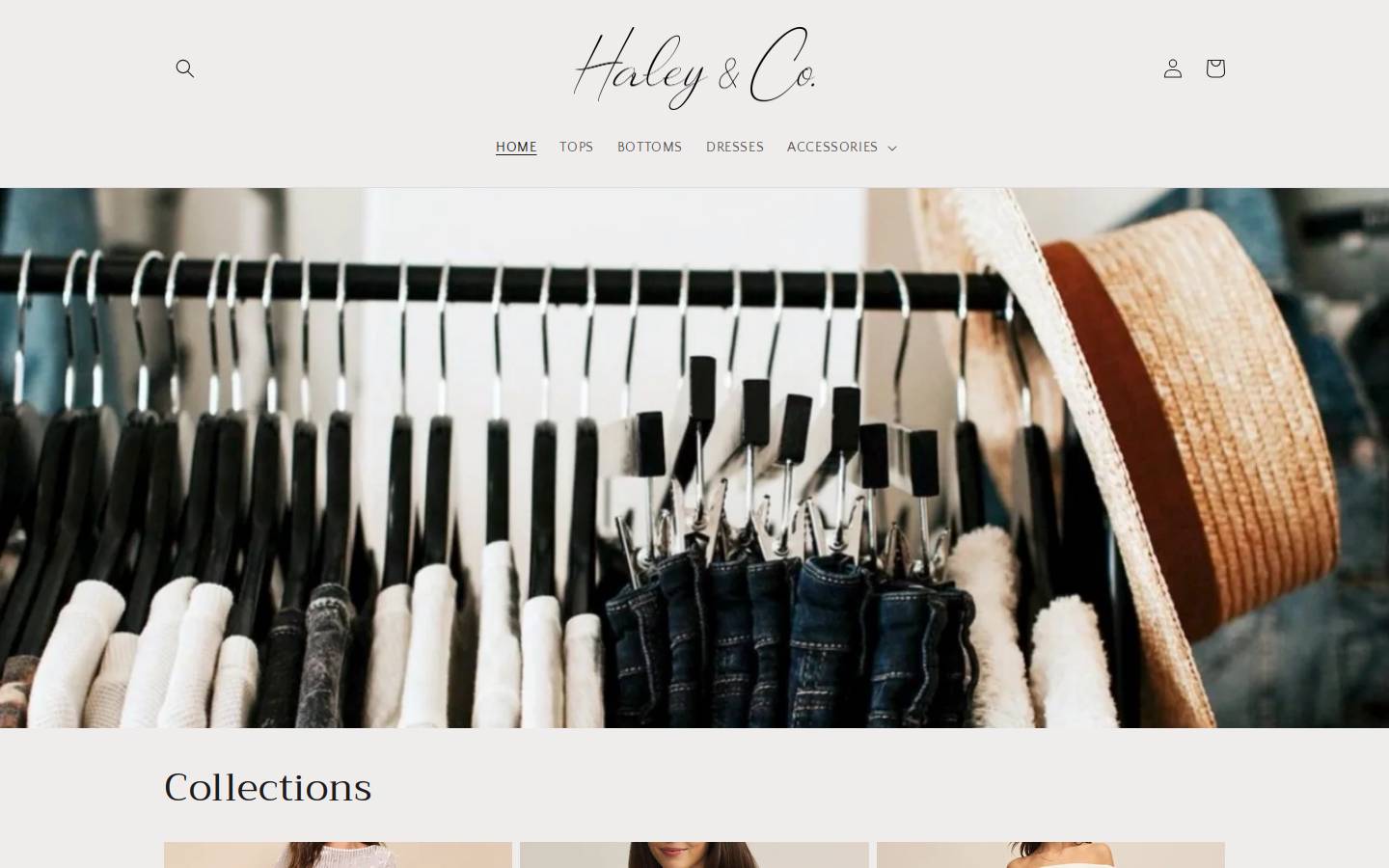 shophaleyco.com homepage screenshot