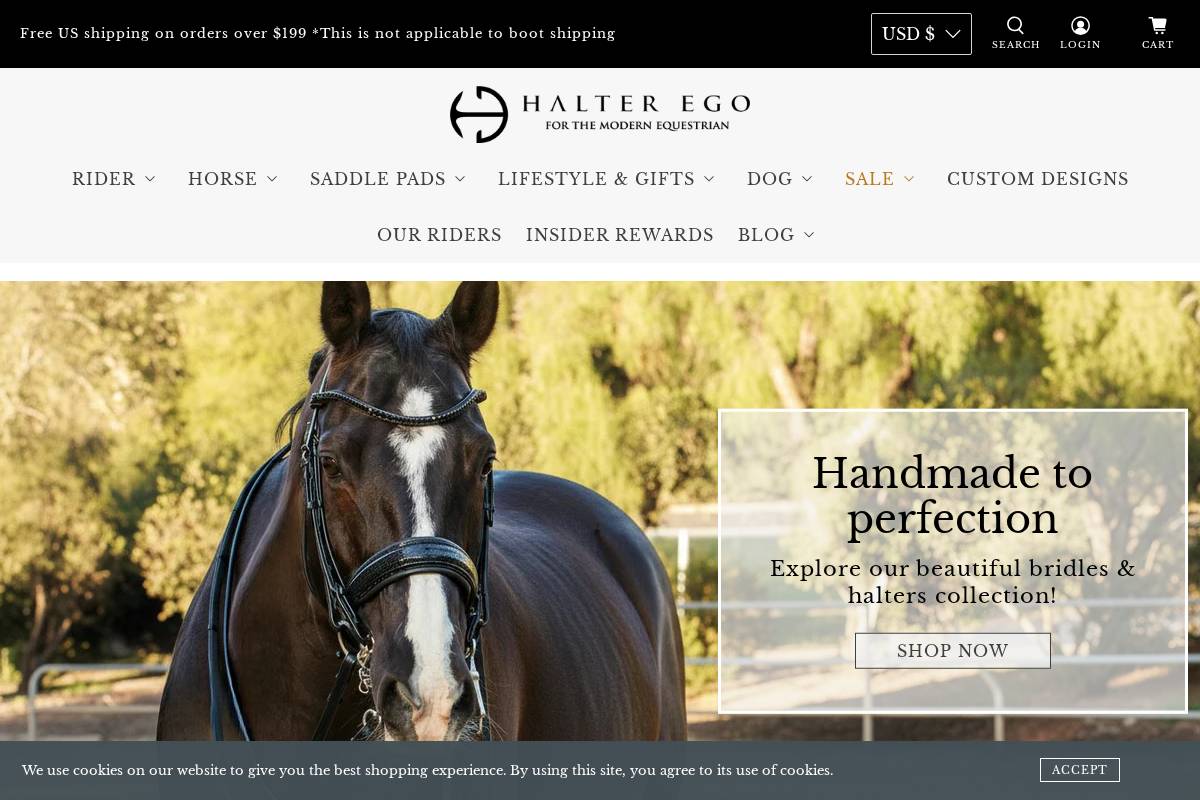 shophalterego.com homepage screenshot