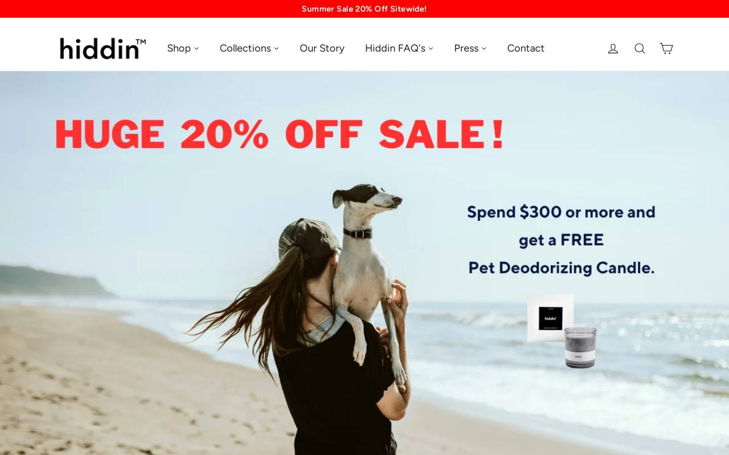 shophiddin.com homepage screenshot