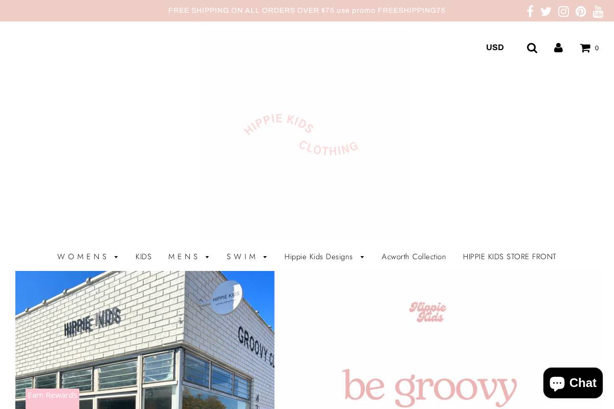 shophippiekids.com homepage screenshot