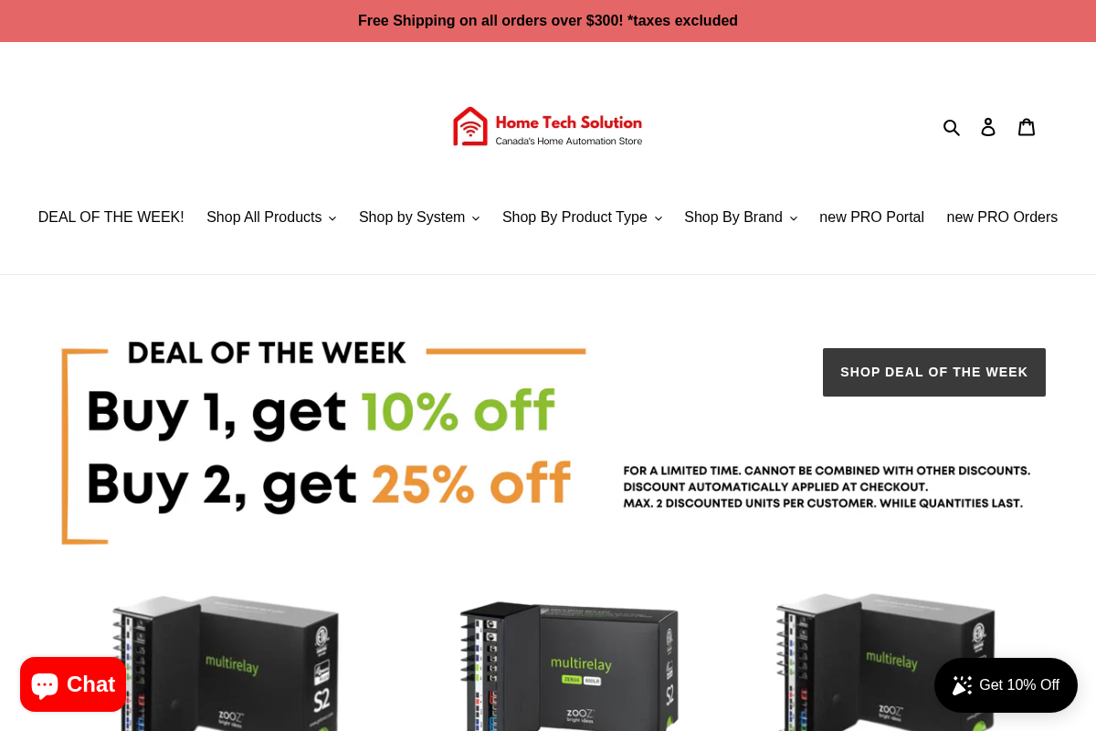 Home Tech Solution homepage screenshot