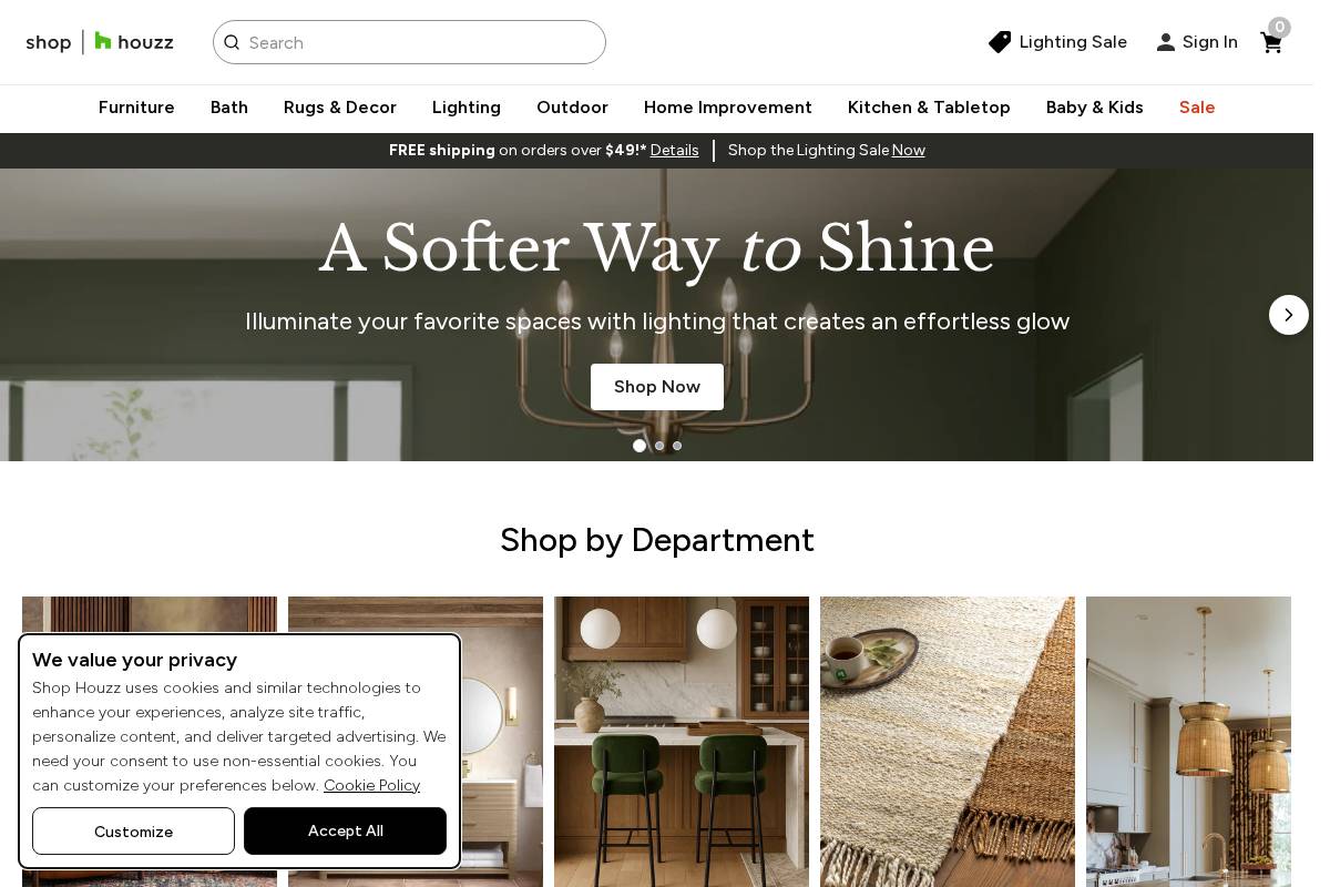 shophouzz.com homepage screenshot