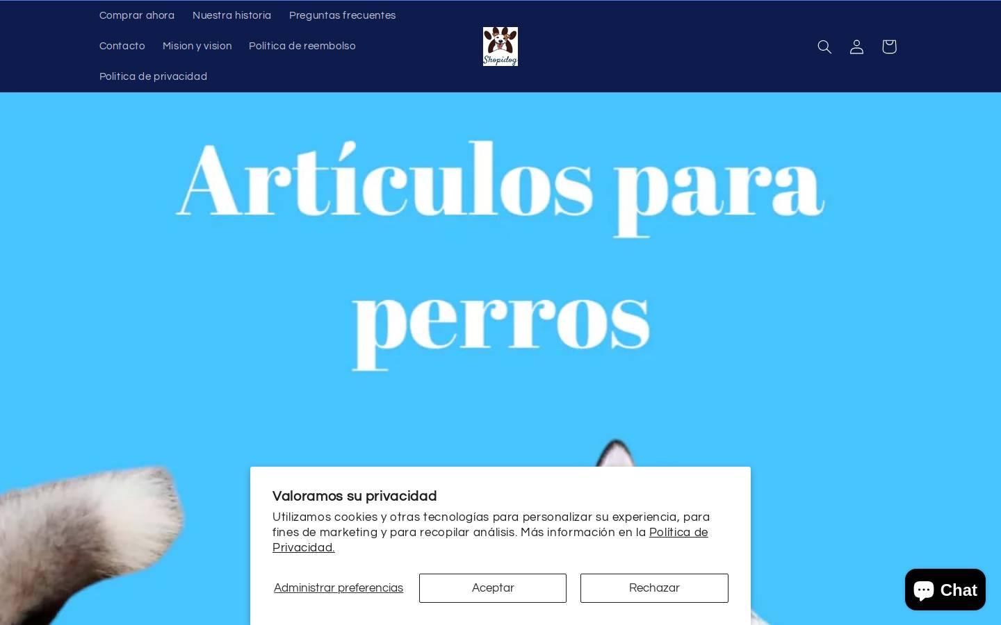 shopidog.com homepage screenshot