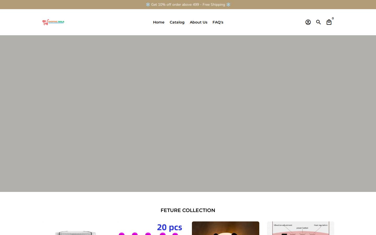 shopingwala.com homepage screenshot