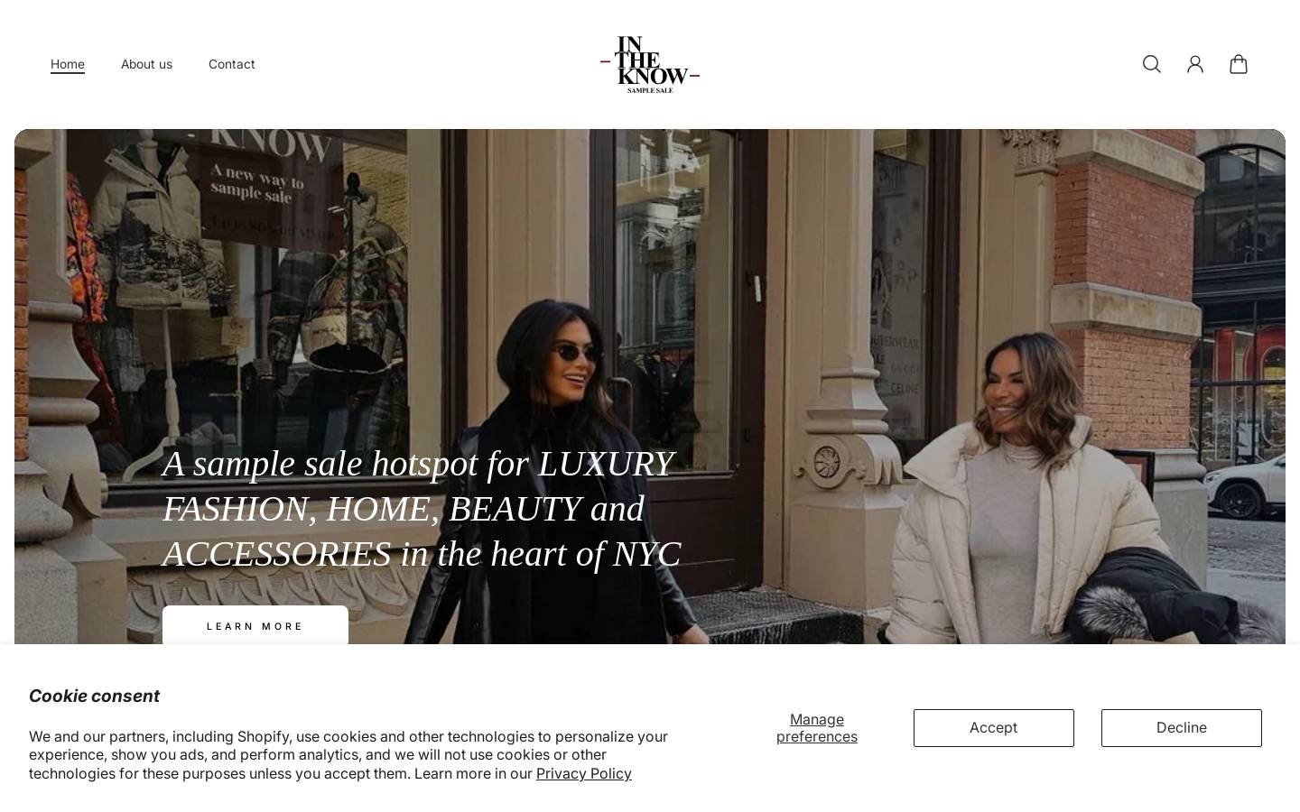 shopintheknow.com homepage screenshot