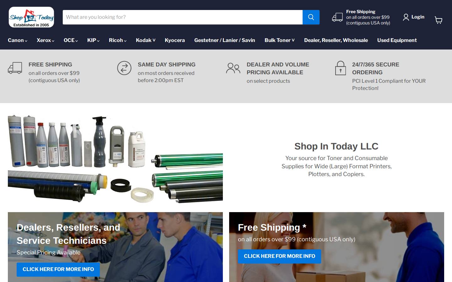 shopintoday.com homepage screenshot