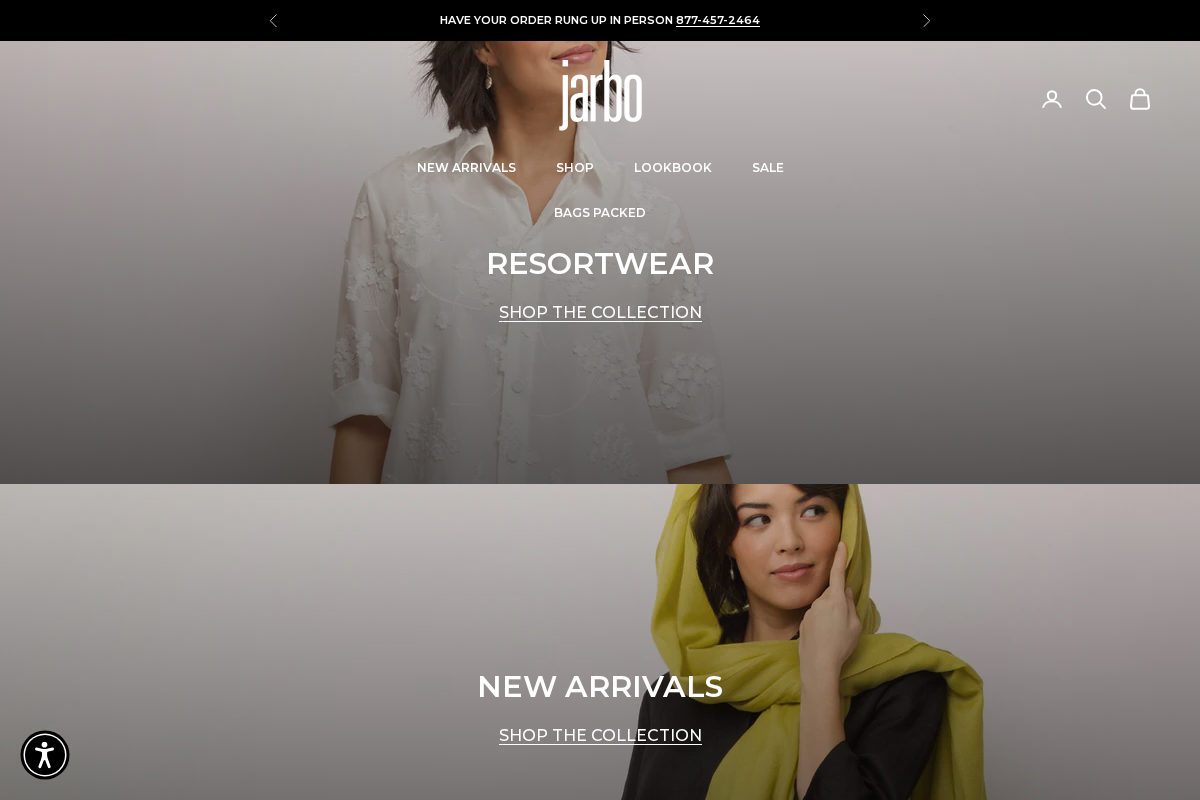 Jarbo homepage screenshot