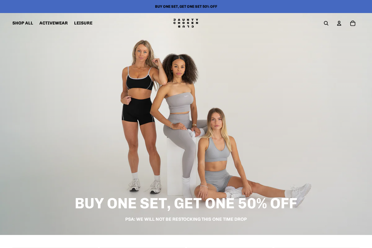 JAUNTY homepage screenshot