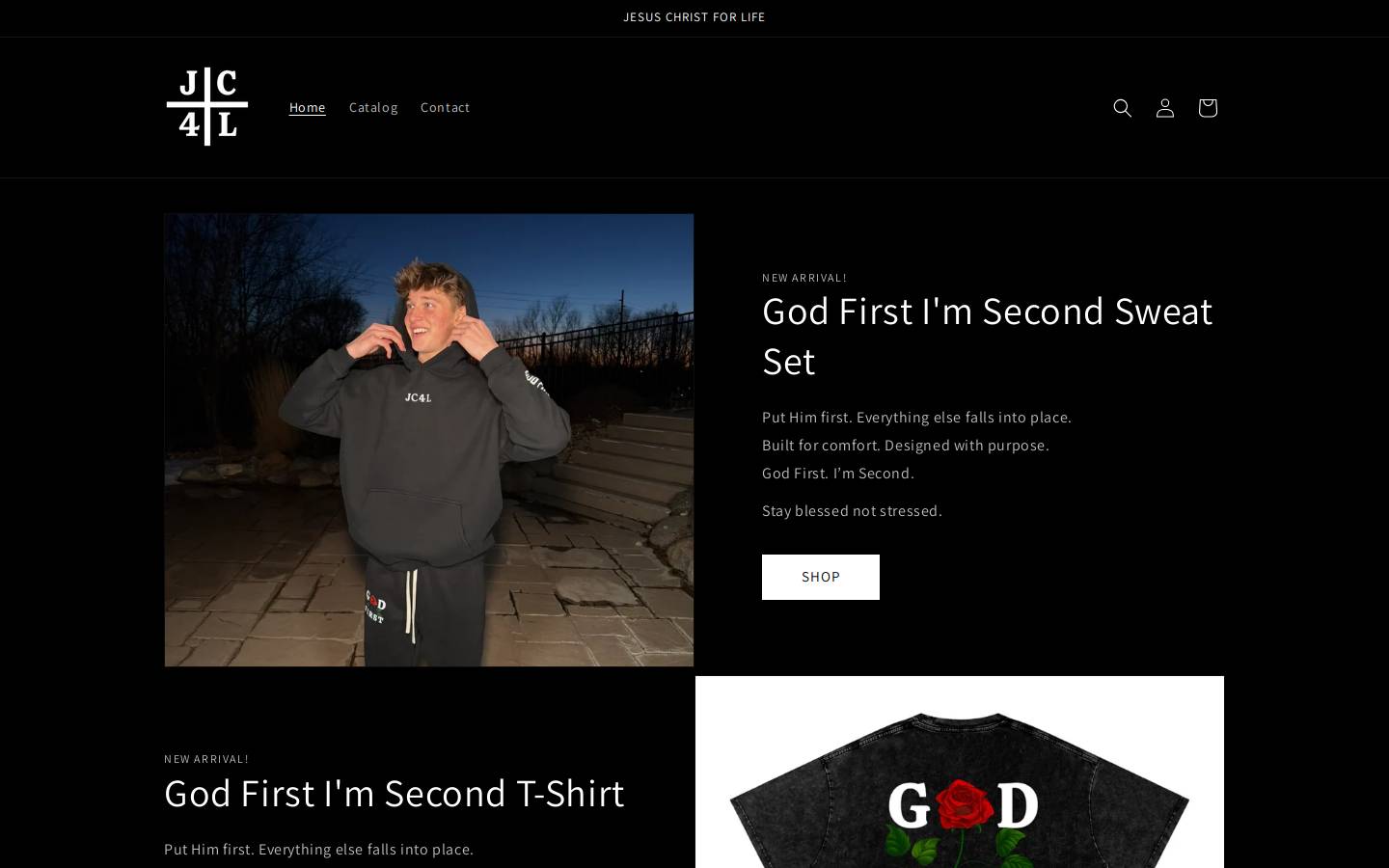 shopjc4l.com homepage screenshot