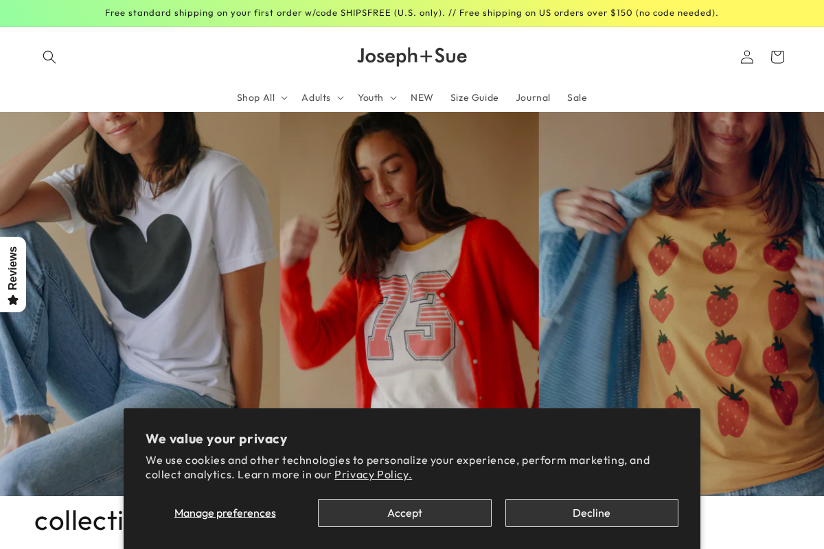 Joseph+Sue homepage screenshot