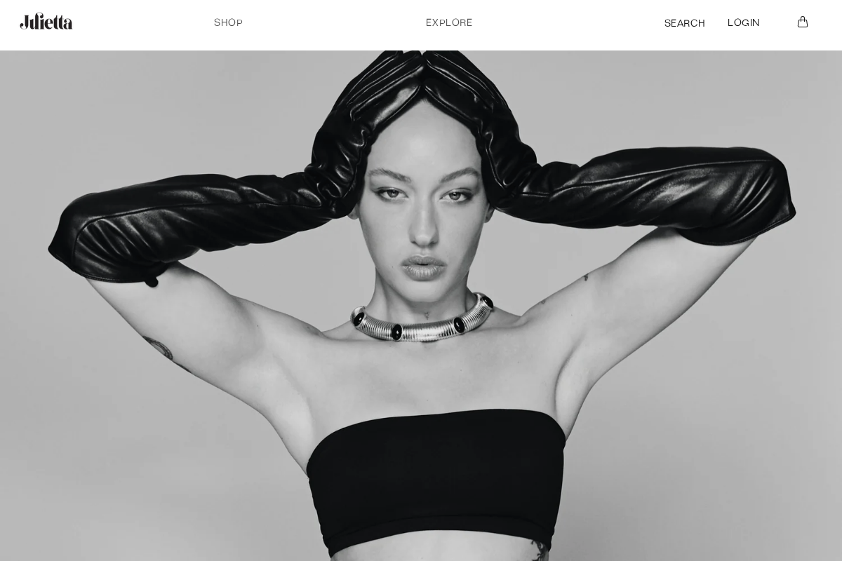 Julietta homepage screenshot