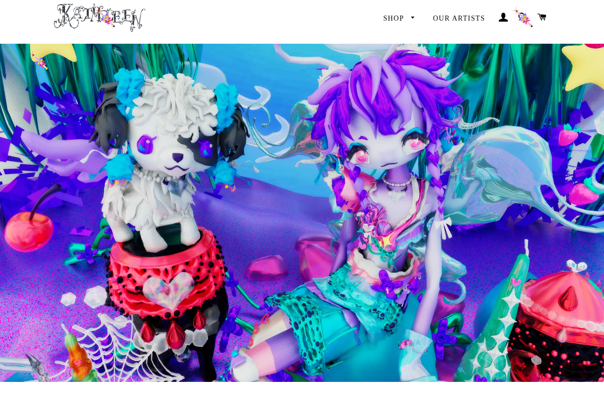 shopkathleen.net homepage screenshot