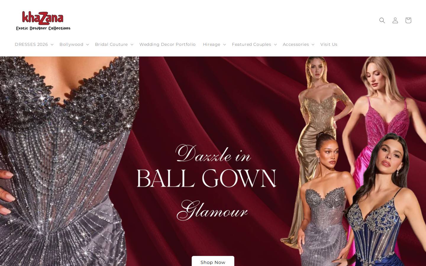 shopkhazana.co.nz homepage screenshot