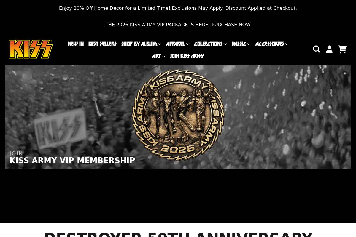 shopkissonline.com homepage screenshot