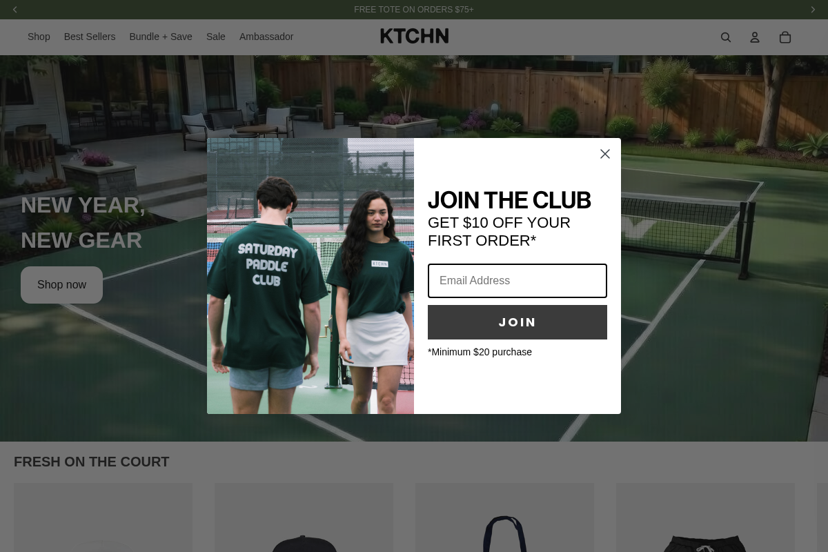 KTCHN homepage screenshot