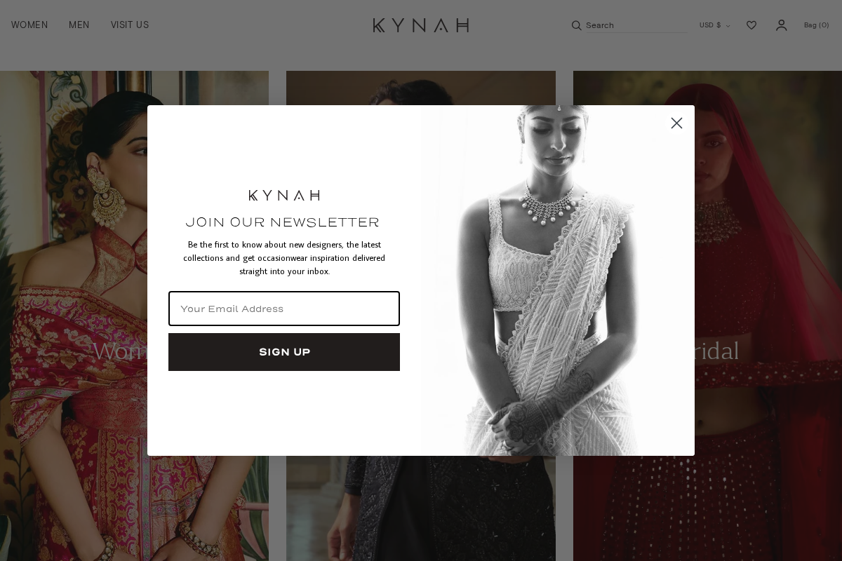 Shopkynah homepage screenshot