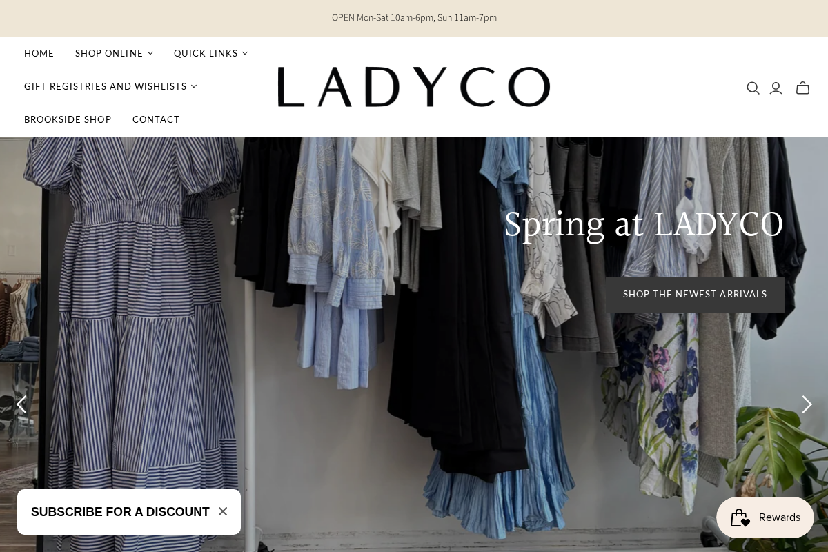 LADYCO homepage screenshot