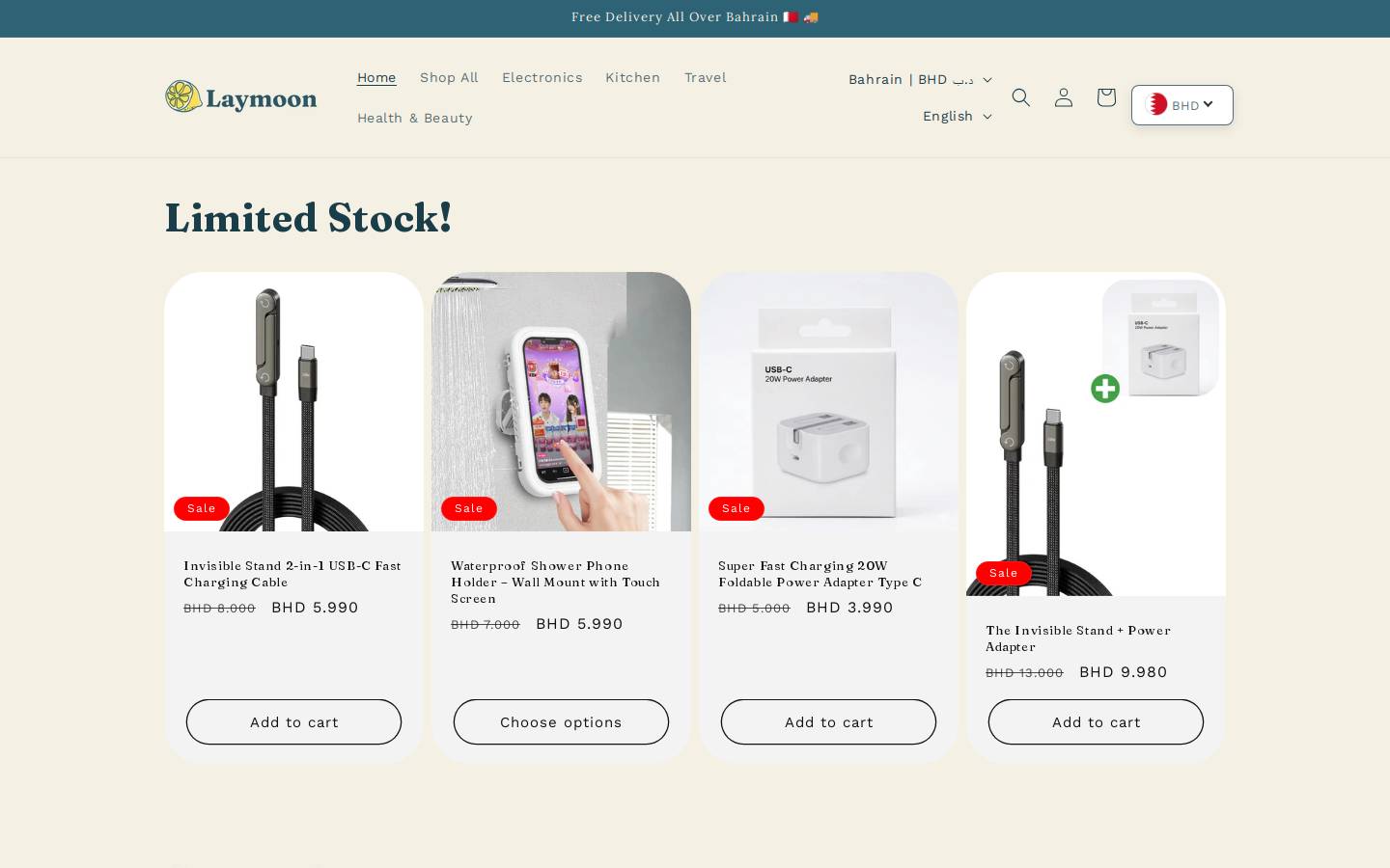shoplaymoon.com homepage screenshot