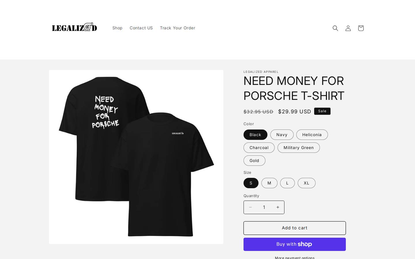 shoplegalized.com homepage screenshot