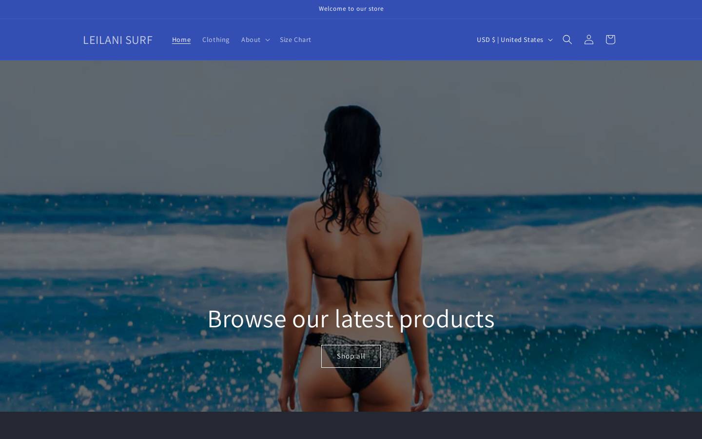 shopleilani.com homepage screenshot