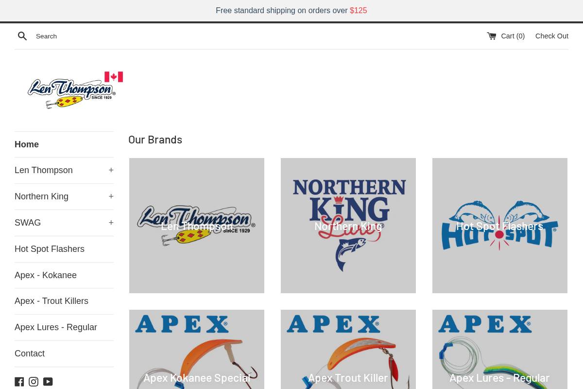 shoplenthompson.ca homepage screenshot