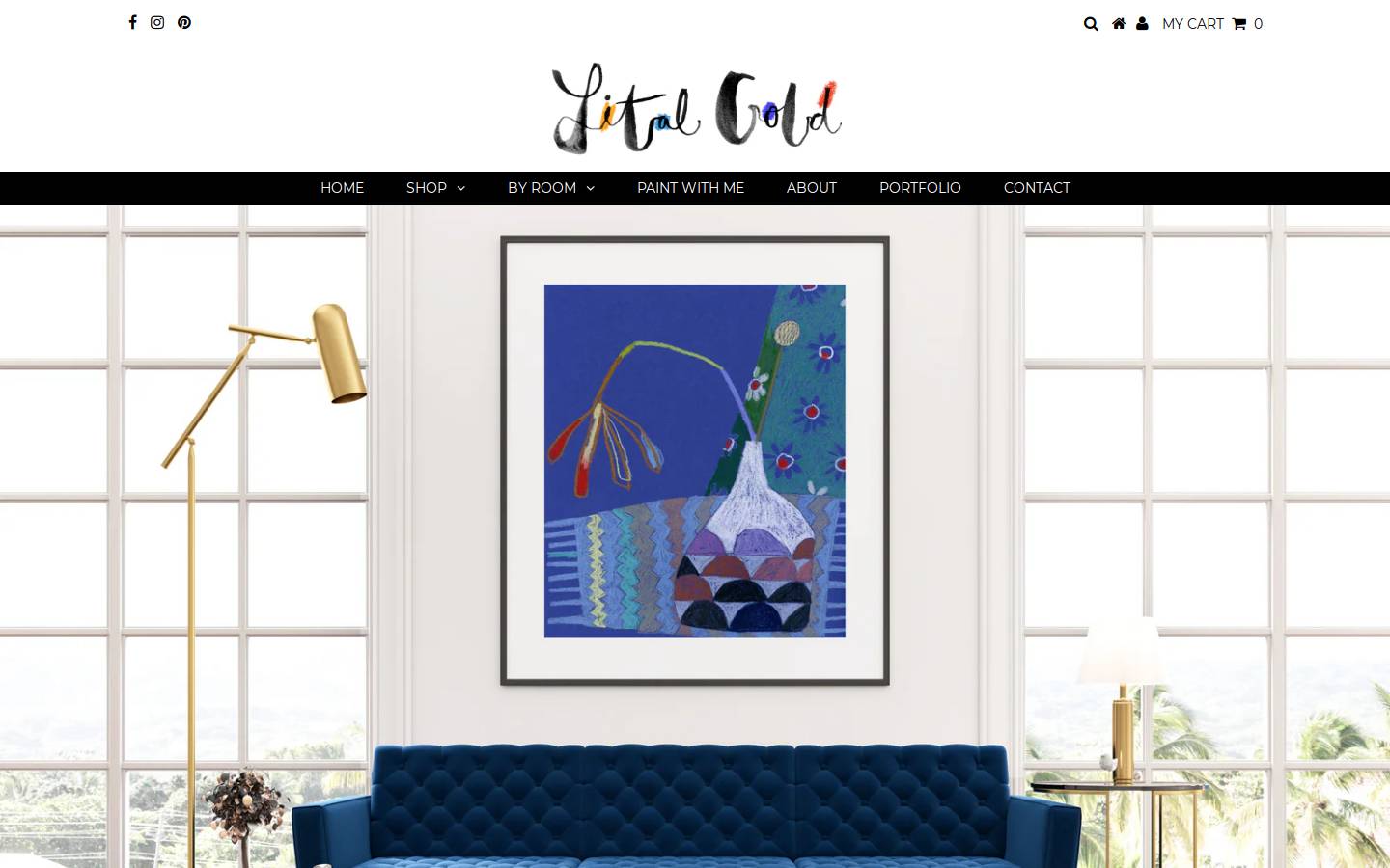 shoplitalgold.com homepage screenshot