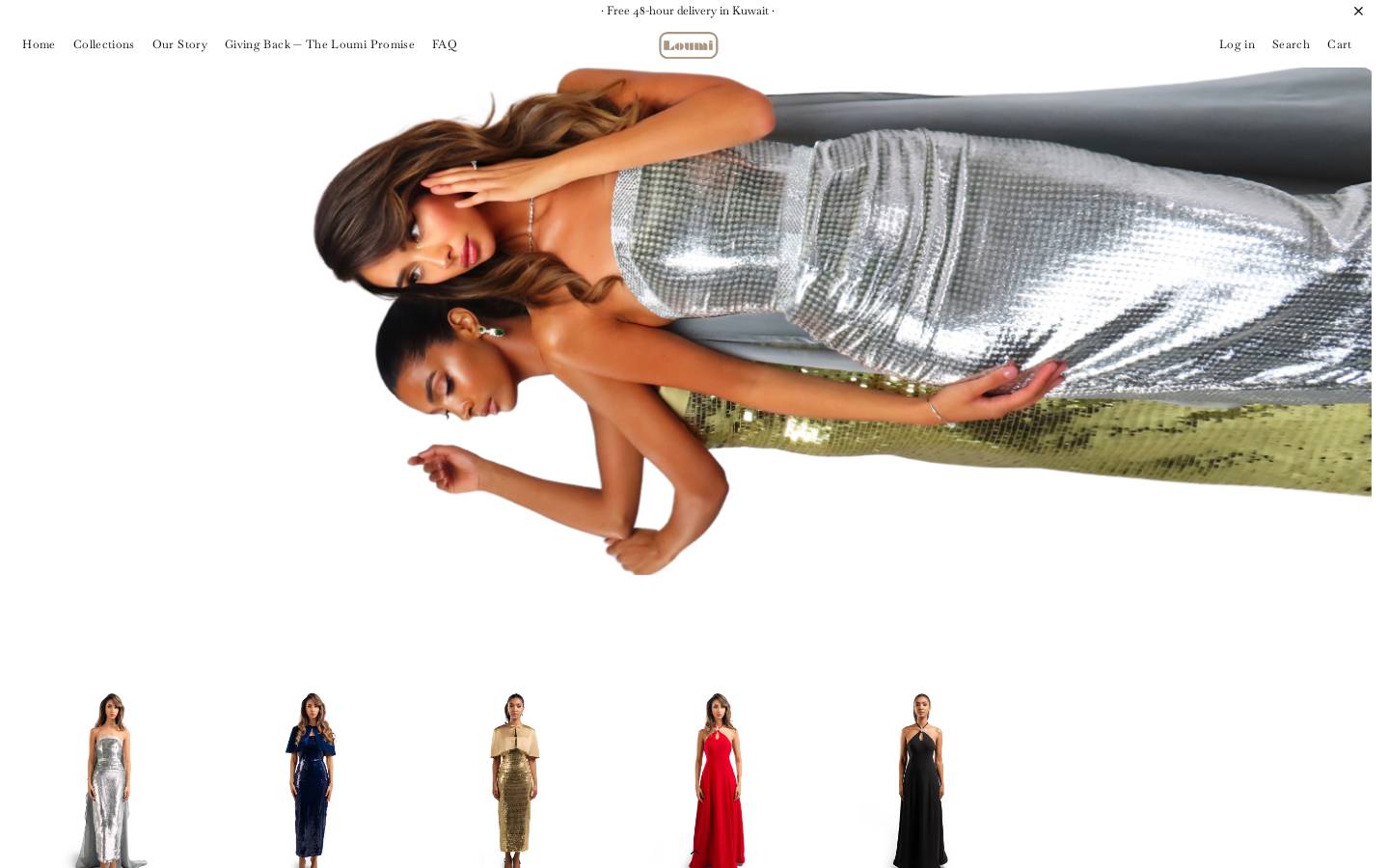 shoploumi.com homepage screenshot