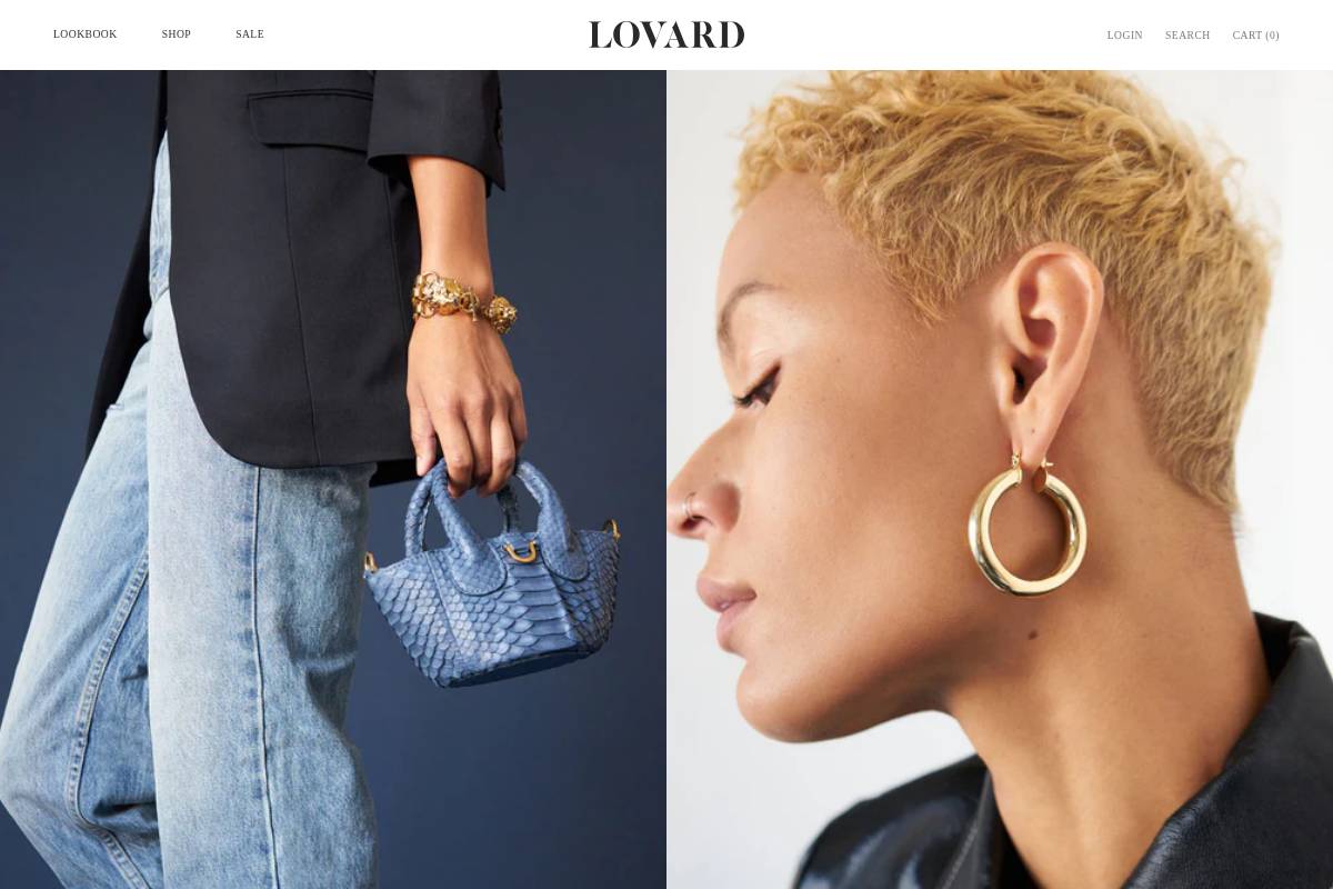 shoplovard.com homepage screenshot