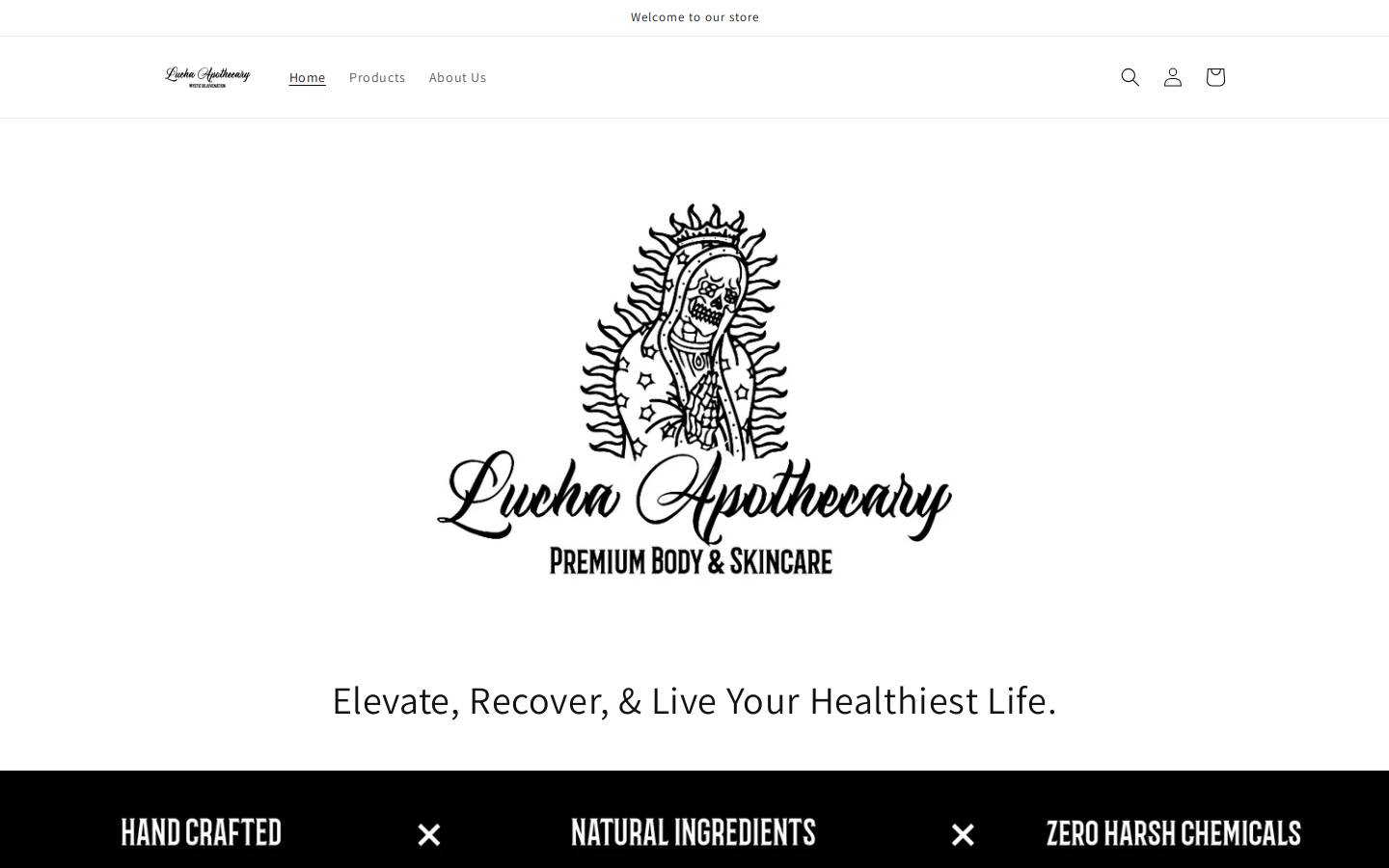 shoplucha.com homepage screenshot