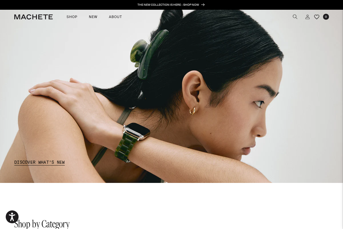 Shopmachete homepage screenshot