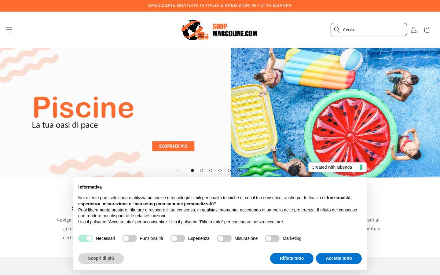 Marcoline di Alessio Marconicchio homepage screenshot