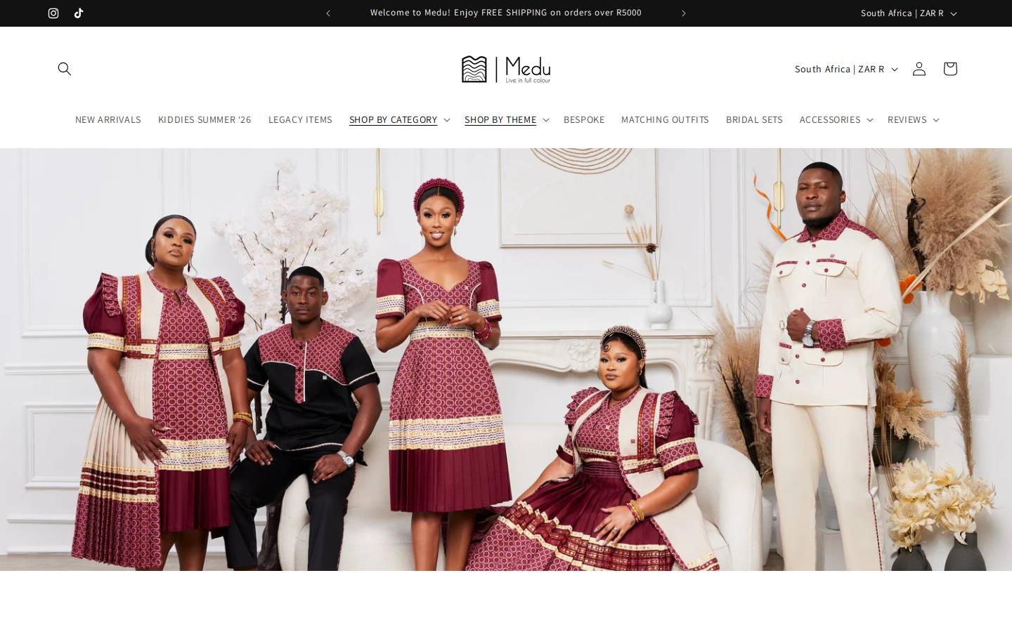 shopmedu.com homepage screenshot