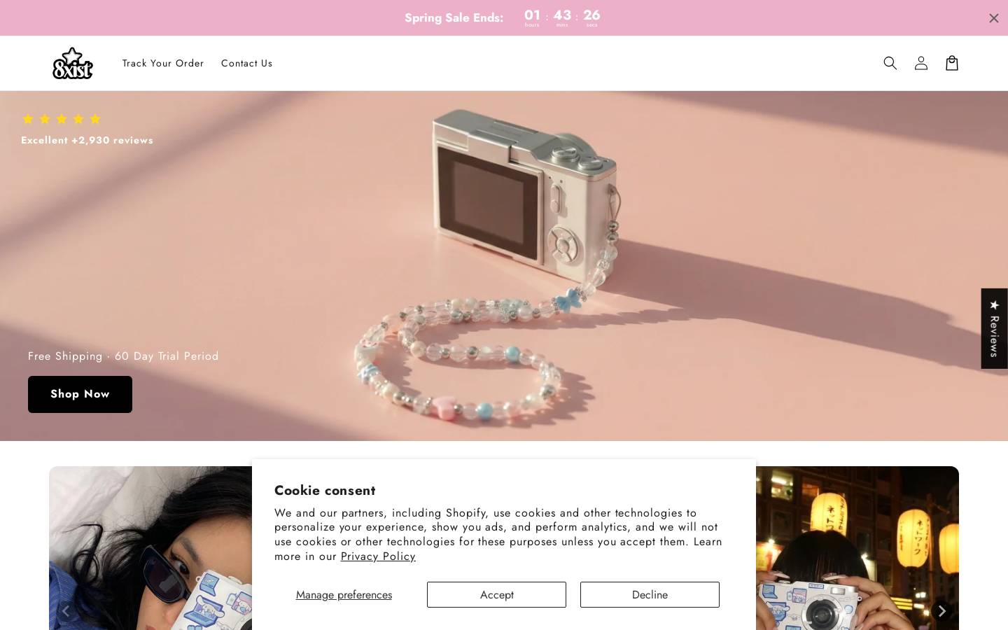 shopmimicam.com homepage screenshot