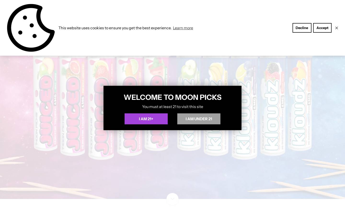 shopmoonpicks.com homepage screenshot