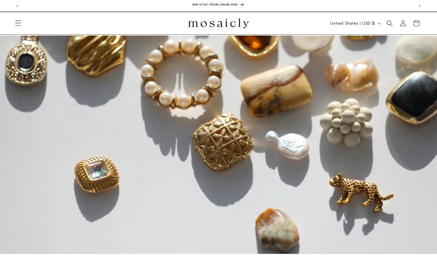 shopmosaicly.com homepage screenshot