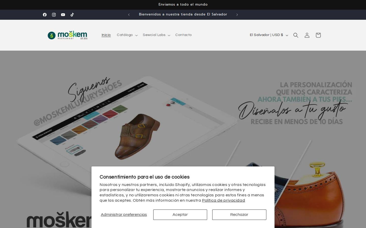 shopmoskem.com homepage screenshot