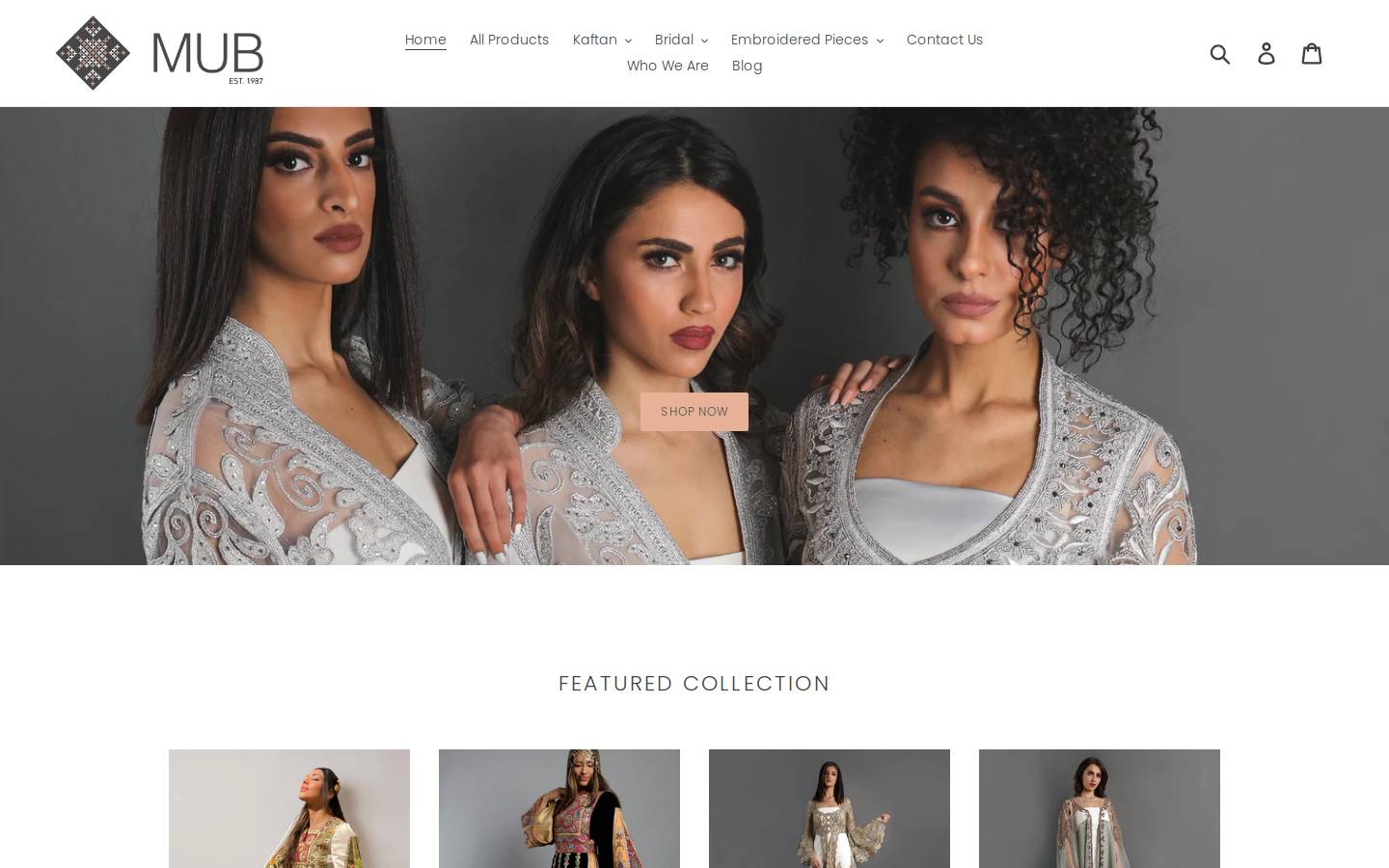 shopmub.com homepage screenshot