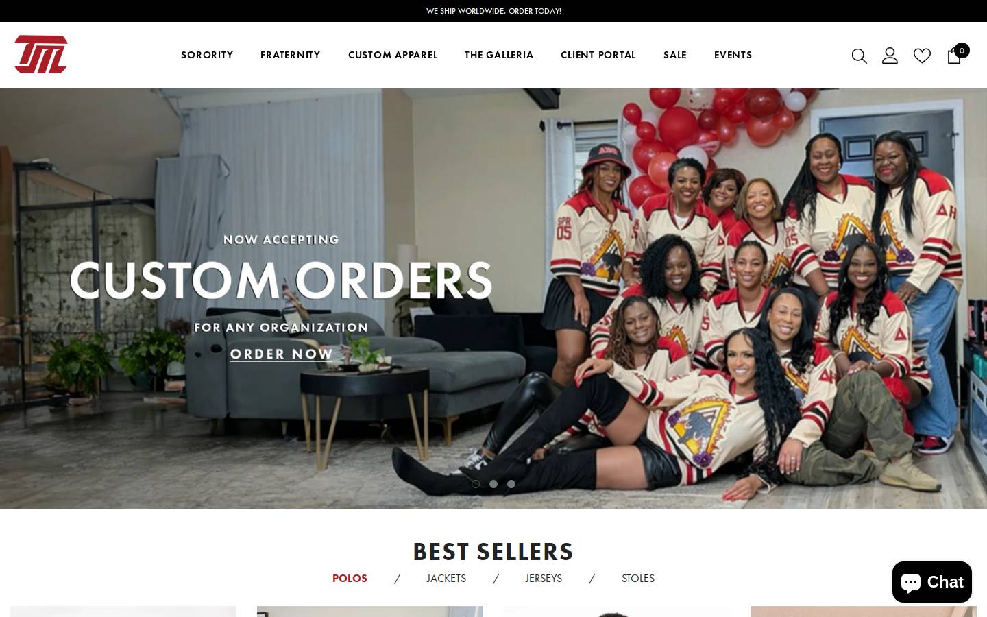 shopmytm.com homepage screenshot