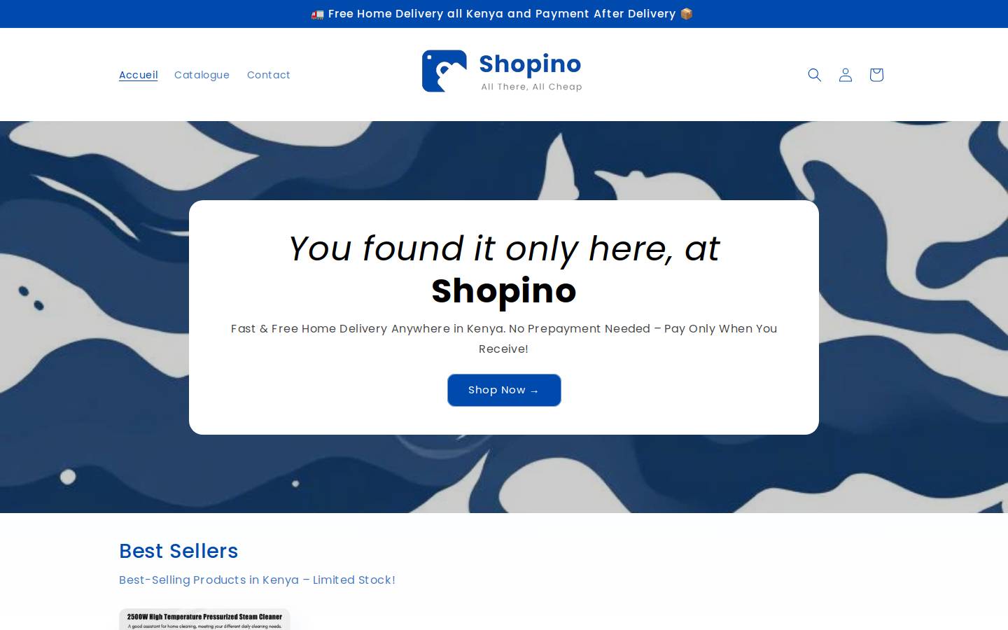 shopn.online homepage screenshot