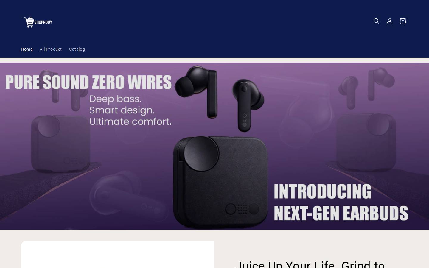 shopnbuy.in homepage screenshot