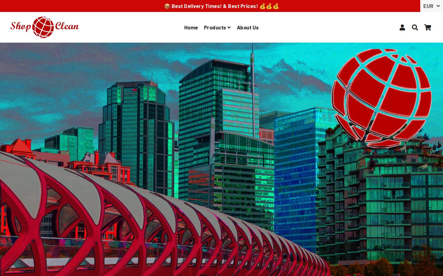shopnetclean.com homepage screenshot
