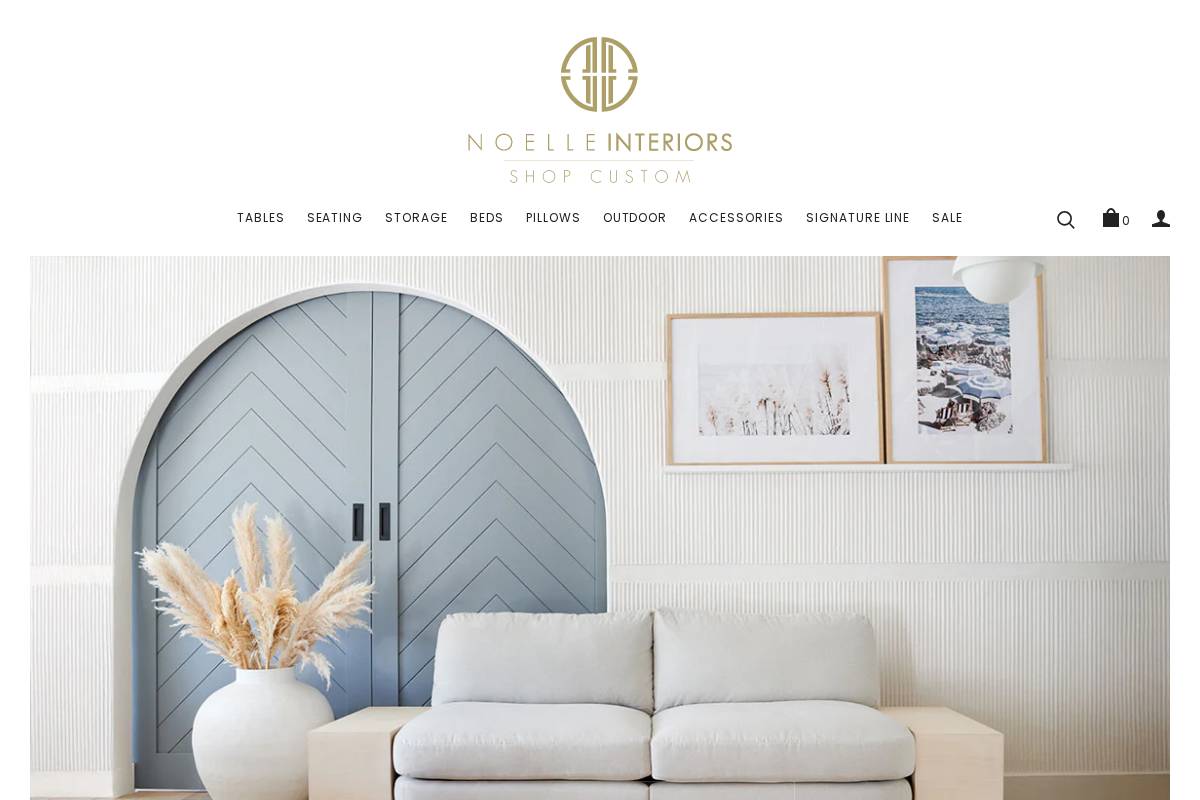 shopnoelleinteriors.com homepage screenshot